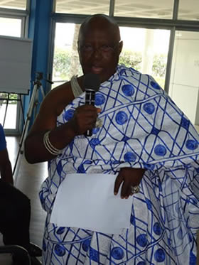 Chief Nana Adu Gyamfi from Ghana representing the house of Chiefs during the launch African Festivals Network - It was so inspiring to see how our friends in Ghana appreciate and respect the arts, culture and film industry